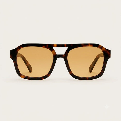 Sunglass Model brisa oversize  frontal view variant amber tea