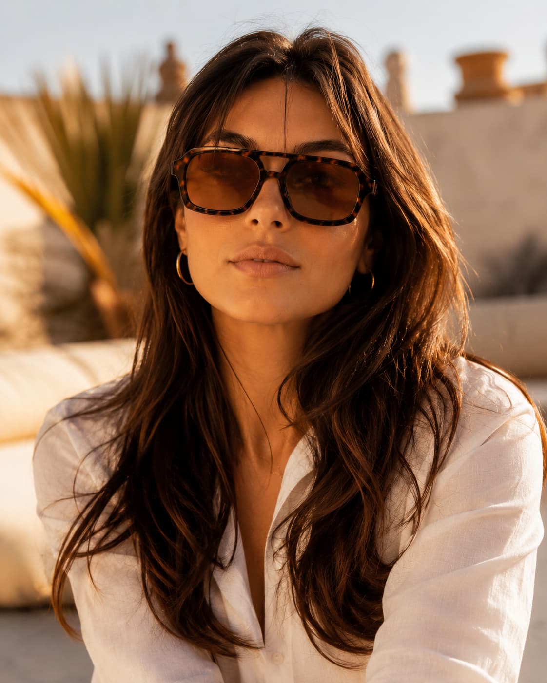 Sunglass model for brisa shooting 3