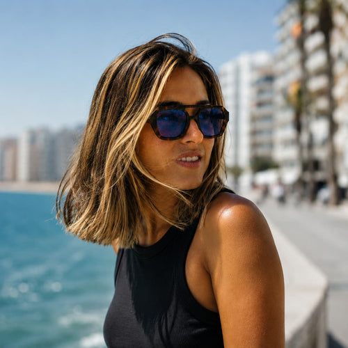 Sunglass model for cala shooting 1