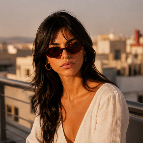 Sunglass model for luna shooting 1
