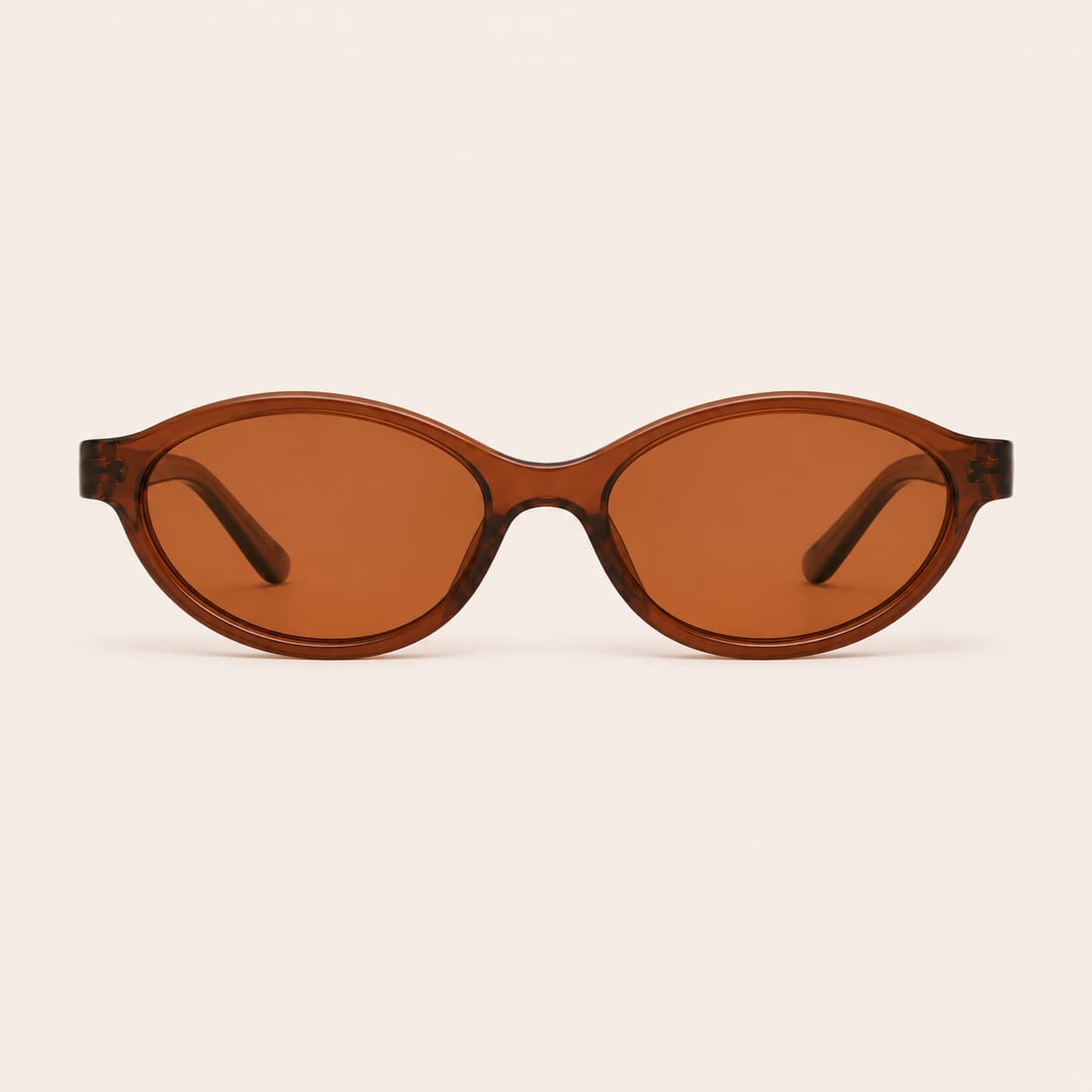 Sunglass Model luna cateye frontal view variant tea
